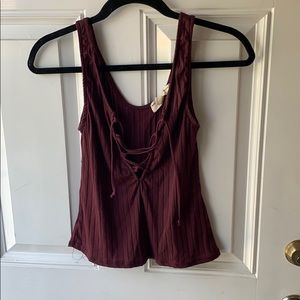Urban Outfitters lace up tank